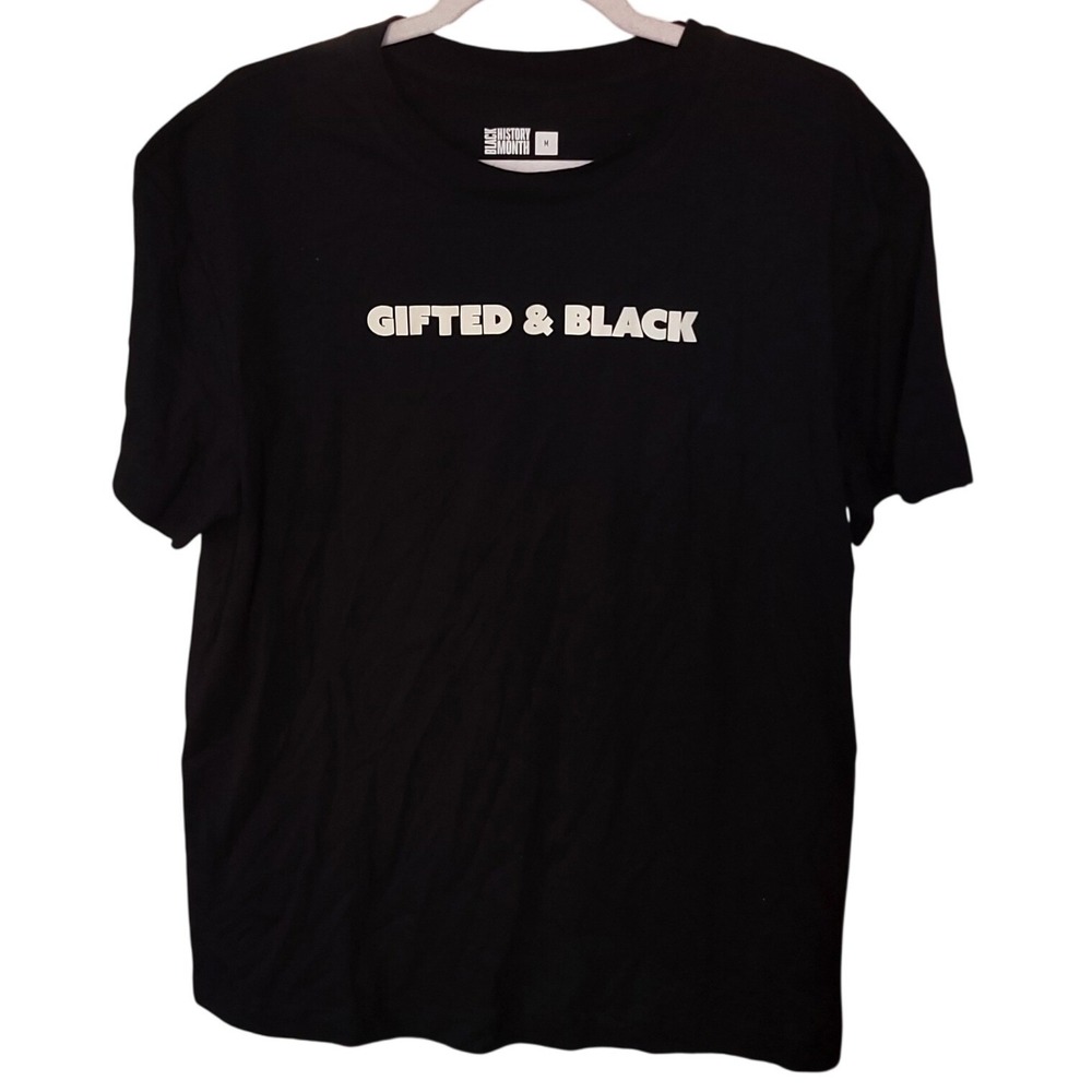 Target Black History Month Gifted & Black Graphic T-Shirt Mens‎ Medium Black New